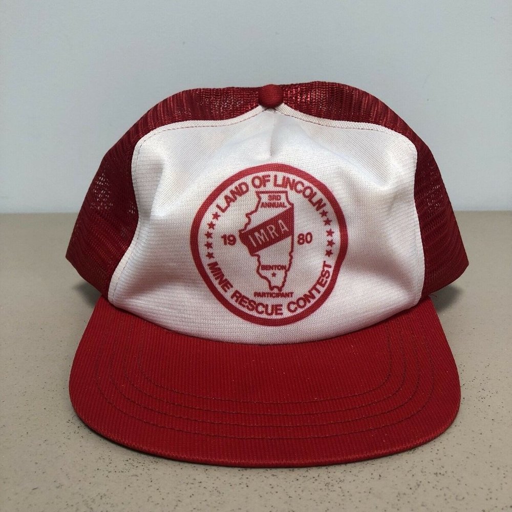 Vintage 1980 Illinois LAND OF LINCOLN Mine Rescue